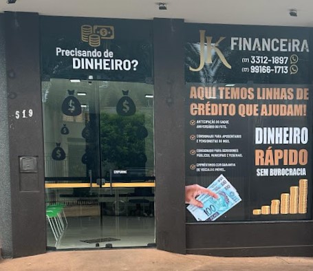 Fachada da JK Soluções Financeiras